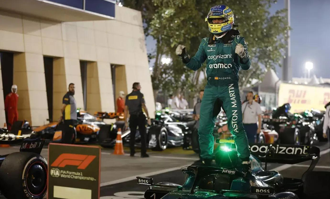 阿斯顿马丁逆转哈斯车队,阿隆索统治全场 阿斯顿马丁逆转哈斯车队,阿隆索统治全场